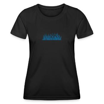 Joueur de banjo country bluegrass - T-shirt sport Femme - noir - Devant - AI Model Female 172 light (172cm)