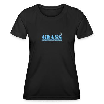 Grass Country Bluegrass Banjo Player - Frauen Funktions-T-Shirt - Schwarz - Vorne - AI Model Female 172 light (172cm)