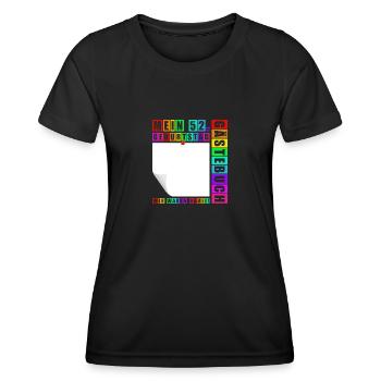 52e anniversaire Né en 1973 Cadeau d’anniversaire - T-shirt sport Femme - noir - Devant - AI Model Female 172 light (172cm)