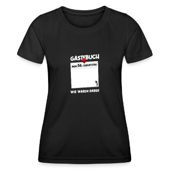 56e anniversaire Né en 1969 Cadeau d’anniversaire - T-shirt sport Femme - noir - Devant - AI Model Female 172 light (172cm)