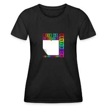 60ème anniversaire Né 1965 Cadeau d’anniversaire - T-shirt sport Femme - noir - Devant - AI Model Female 172 light (172cm)
