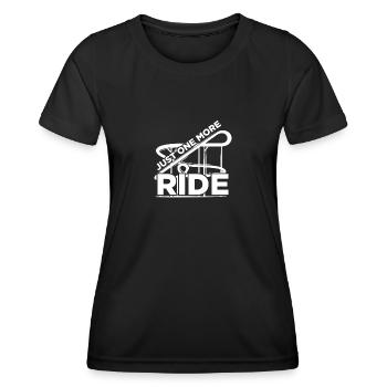 Plus qu’un tour Rollercoaster Achterbahn - T-shirt sport Femme - noir - Devant - AI Model Female 172 light (172cm)