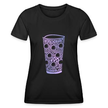 Palatinate Palz Palatinate dialect Palatinate Schorle - Women's Functional T-Shirt - black - Front - AI Model Female 172 light (172cm)
