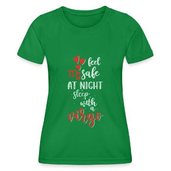 Tierkreiszeichen August Zeichen - Frauen Funktions-T-Shirt - Kelly Green - Vorne - AI Model Female 172 dark (172cm)