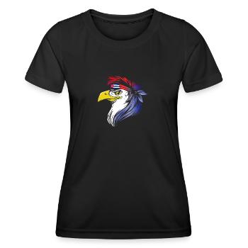 Kuba - Frauen Funktions-T-Shirt - Schwarz - Vorne - AI Model Female 172 light (172cm)
