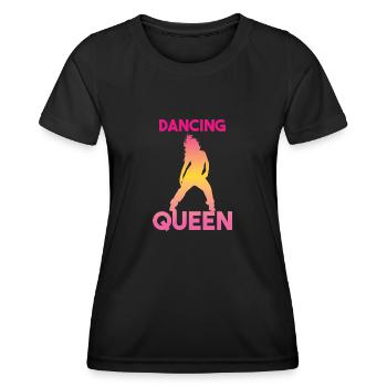 Dancing Queen Geschenk für alle die gern tanzen - Frauen Funktions-T-Shirt - Schwarz - Vorne - AI Model Female 172 light (172cm)