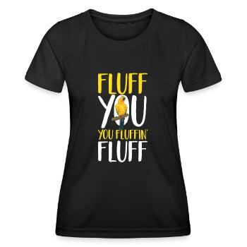 Parakeet, Parrot, Parakeet, Bird - Women's Functional T-Shirt - black - Front - AI Model Female 172 light (172cm)
