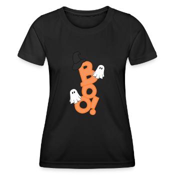Hou - T-shirt sport Femme - noir - Devant - AI Model Female 172 light (172cm)