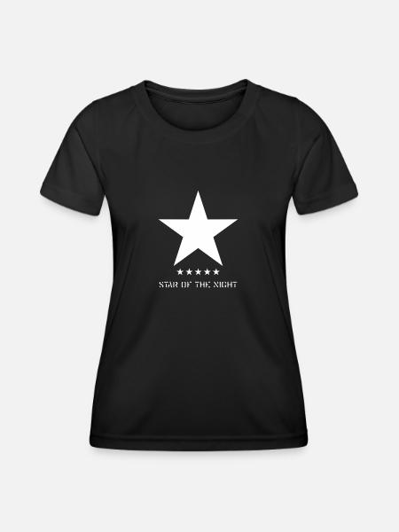 star of the night - Women's Functional T-Shirt - black