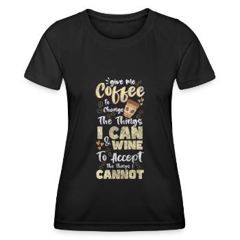 Weltraum Raumschiff Kosmonaut - Frauen Funktions-T-Shirt - Schwarz - Vorne - AI Model Female 172 light (172cm)