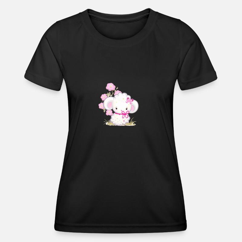 Animals sweet style - Women's Functional T-Shirt - black