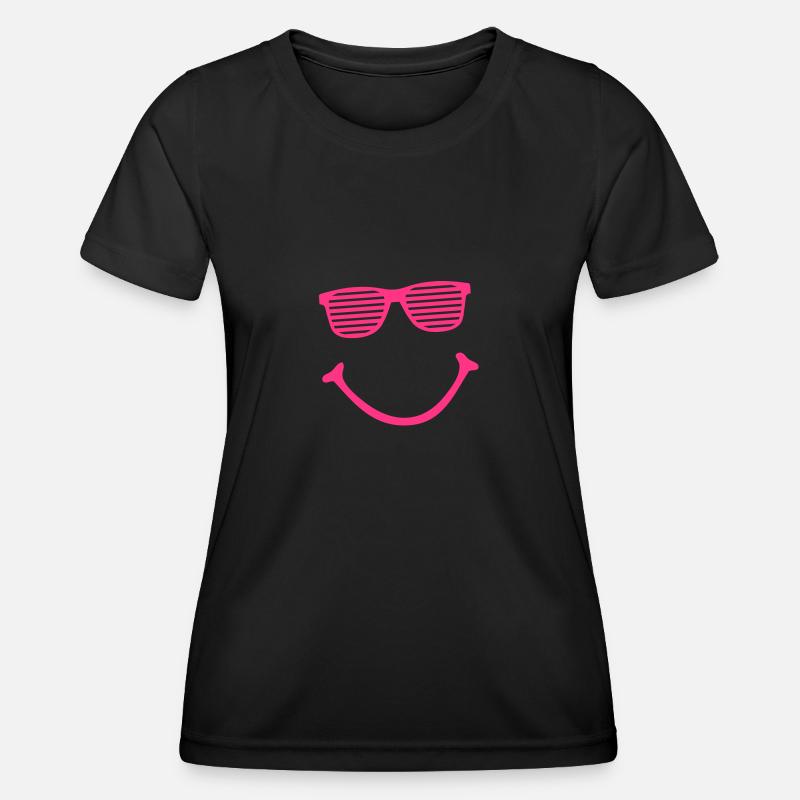 Smiley - Women's Functional T-Shirt - black