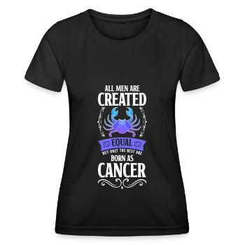 Horoskop Tierkreiszeichen Konstellation Jupiter - Frauen Funktions-T-Shirt - Schwarz - Vorne - AI Model Female 172 light (172cm)