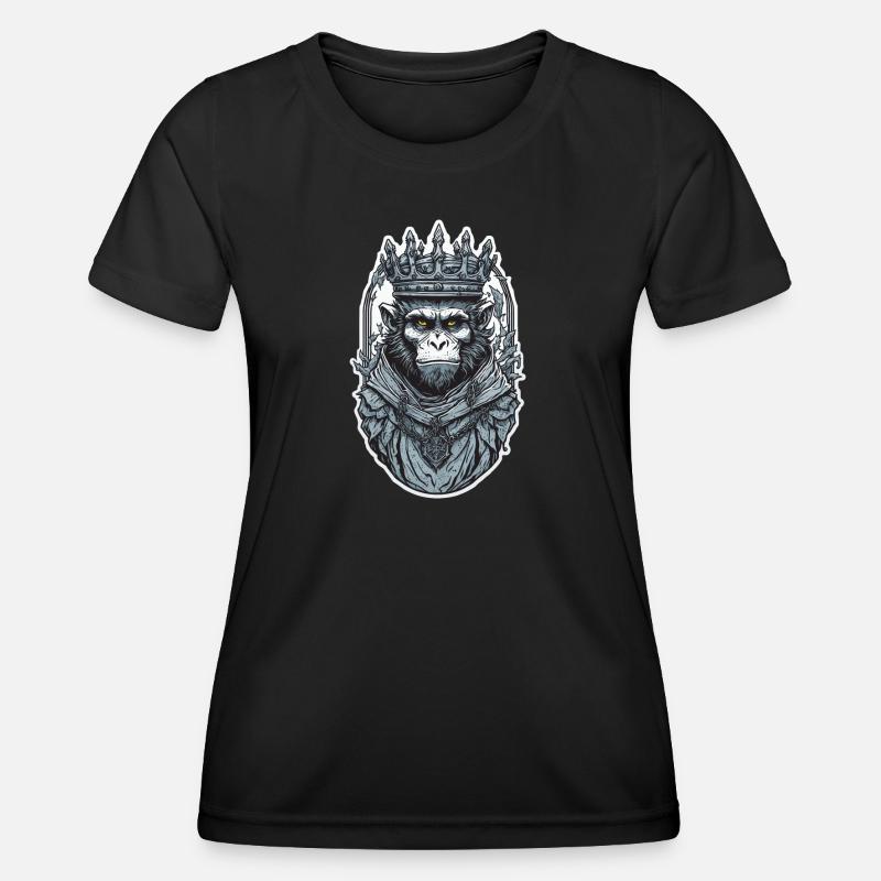 King Monkey - Women's Functional T-Shirt - black