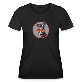 Donkey, Sunglasses, Mule, Mule - Women's Functional T-Shirt - black - Front - AI Model Female 172 light (172cm)