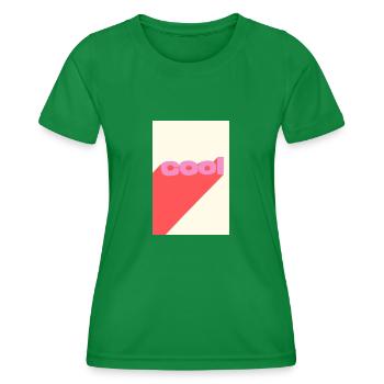 Cool - Frauen Funktions-T-Shirt - Kelly Green - Vorne - AI Model Female 172 dark (172cm)