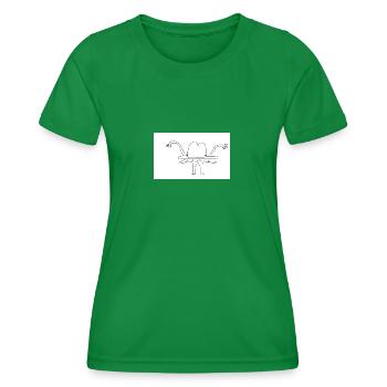 détective chapeau - T-shirt sport Femme - vert - Devant - AI Model Female 172 dark (172cm)