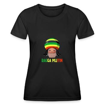 Ragga Muffin - Women's Functional T-Shirt - black - Front - AI Model Female 172 light (172cm)