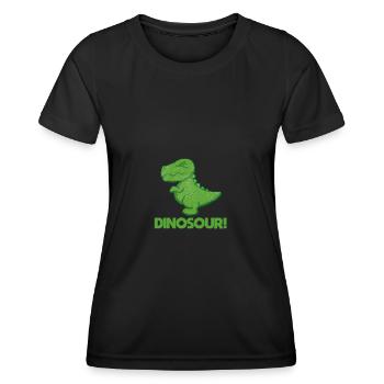 Dino - Women's Functional T-Shirt - black - Front - AI Model Female 172 light (172cm)