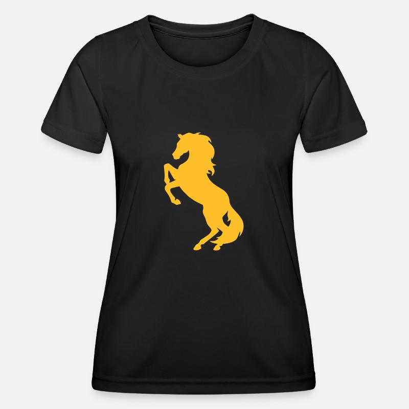 horse - Women's Functional T-Shirt - black