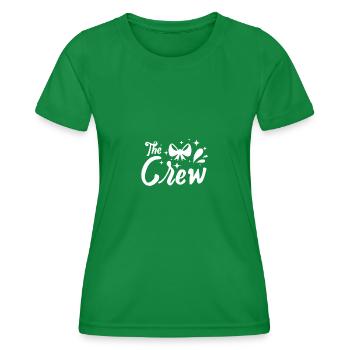 Team Bride Bridesmaid the crew - Frauen Funktions-T-Shirt - Kelly Green - Vorne - AI Model Female 172 dark (172cm)