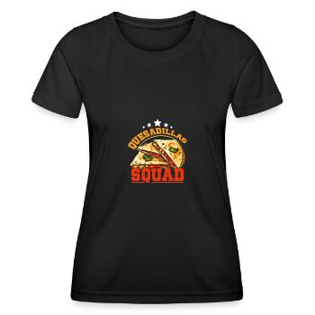Quesadillas squad - Women's Functional T-Shirt - black - Front - AI Model Female 172 light (172cm)