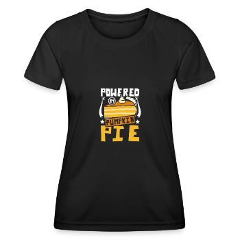 Powered by Pumpkin pie - Frauen Funktions-T-Shirt - Schwarz - Vorne - AI Model Female 172 light (172cm)