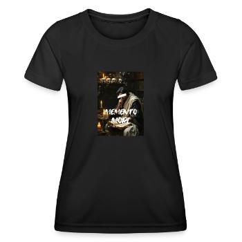 MEMENTO MORI GET RICH OR DIE TRYING NEOCLASSICAL - Women's Functional T-Shirt - black - Front - AI Model Female 172 light (172cm)