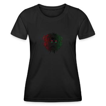 Libyen - Frauen Funktions-T-Shirt - Schwarz - Vorne - AI Model Female 172 light (172cm)