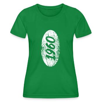 Freedom 1960 - Women's Functional T-Shirt - kelly green - Front - AI Model Female 172 dark (172cm)