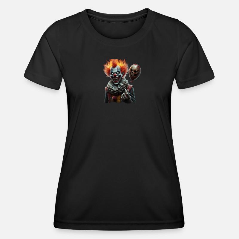 Nightmare Clown - Women's Functional T-Shirt - black