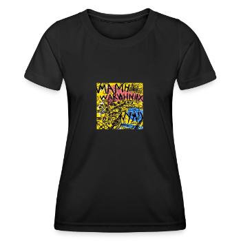 Warnhnix - Women's Functional T-Shirt - black - Front - AI Model Female 172 light (172cm)