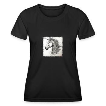 cool present gift idea happy present idea - Women's Functional T-Shirt - black - Front - AI Model Female 172 light (172cm)