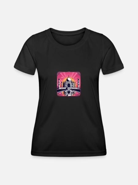 Taj Mahal - Women's Functional T-Shirt - black