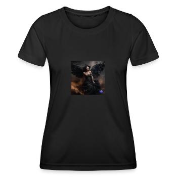 Dark Angel - Women's Functional T-Shirt - black - Front - AI Model Female 172 light (172cm)