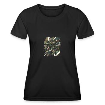 Camouflage Burst - Women's Functional T-Shirt - black - Front - AI Model Female 172 light (172cm)