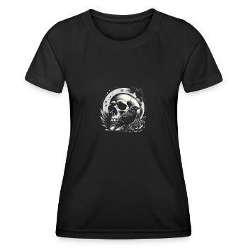 Himmlische Wächter - Frauen Funktions-T-Shirt - Schwarz - Vorne - AI Model Female 172 light (172cm)