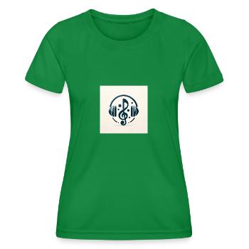 Melodic elegance - Women's Functional T-Shirt - kelly green - Front - AI Model Female 172 dark (172cm)