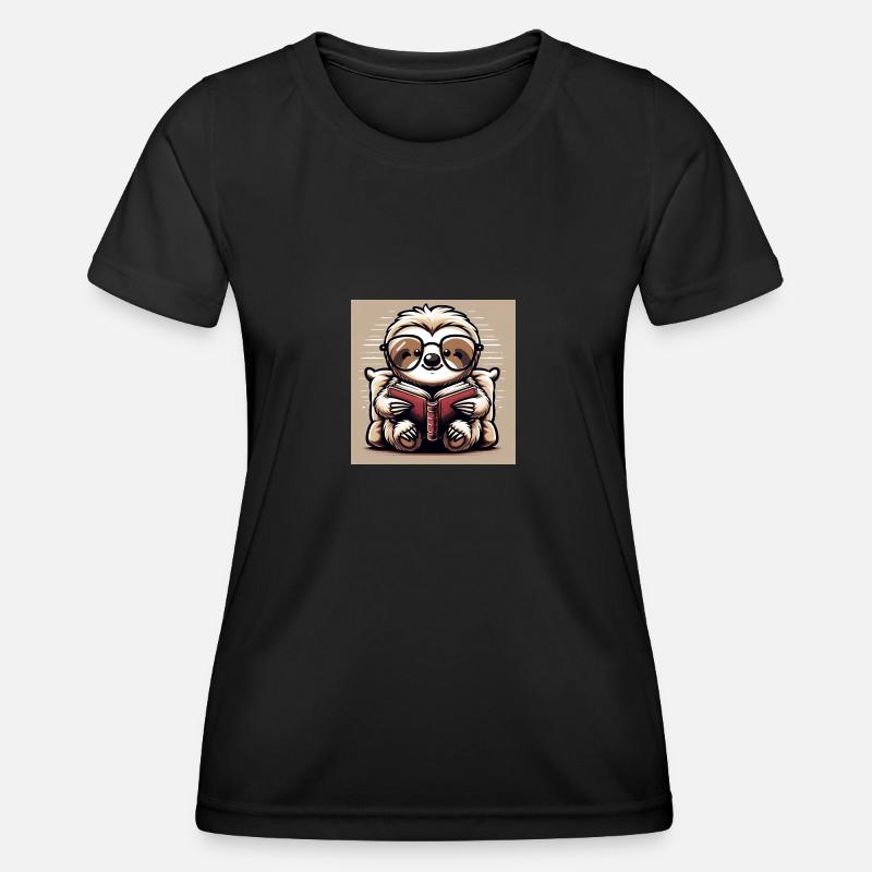 Bookworm - Women's Functional T-Shirt - black
