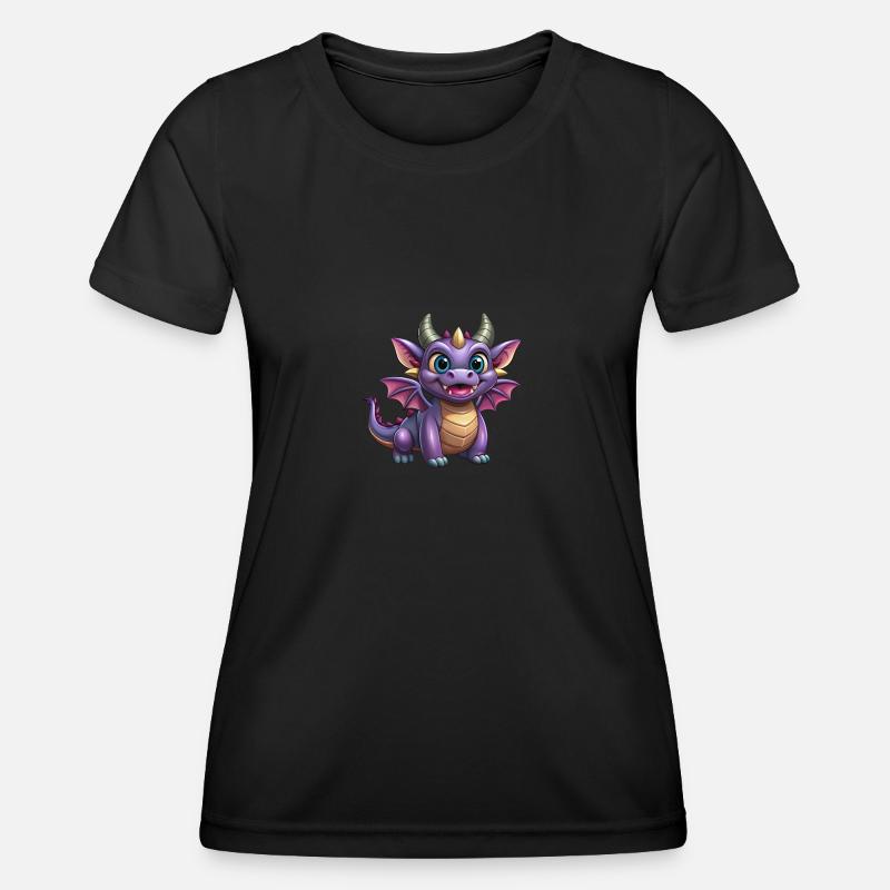 Monster Dragon - Women's Functional T-Shirt - black