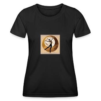 The perfect combination - Women's Functional T-Shirt - black - Front - AI Model Female 172 light (172cm)