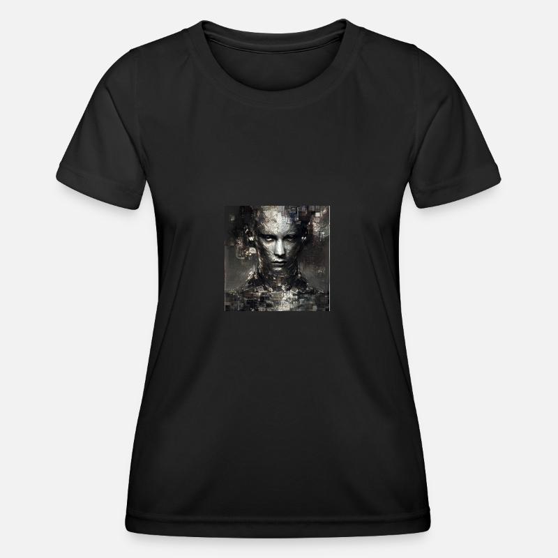 Overlooking - Women's Functional T-Shirt - black