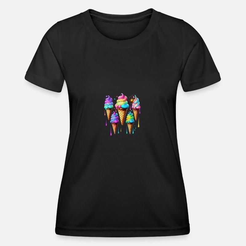 SEALING ICE - Women's Functional T-Shirt - black