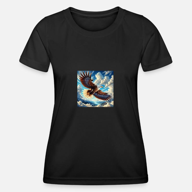 Majestic Eagle - Women's Functional T-Shirt - black
