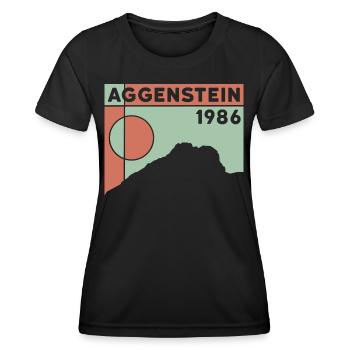Aggenstein Mountain Summit Tour Randonnée Randonnée Grän - T-shirt sport Femme - noir - Devant - AI Model Female 172 light (172cm)