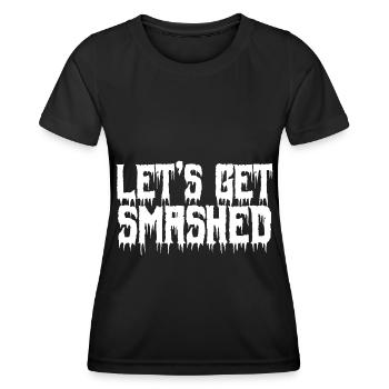 Halloween - let's GET Smashed - Women's Functional T-Shirt - black - Front - AI Model Female 172 light (172cm)