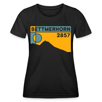 Bettmerhorn Bettmeralp Hike Hiking Valais - Women's Functional T-Shirt - black - Front - AI Model Female 172 light (172cm)