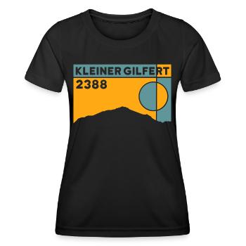Kleiner Gilfert Tux Alpes Ski de randonnée Randonnée Montagne - T-shirt sport Femme - noir - Devant - AI Model Female 172 light (172cm)