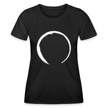Zen Circle Buddhismus - Frauen Funktions-T-Shirt - Schwarz - Vorne - AI Model Female 172 light (172cm)