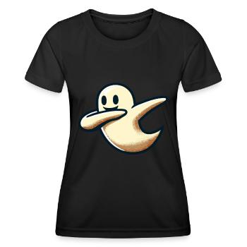Lustiger Halloween Party Spuk Saison - Frauen Funktions-T-Shirt - Schwarz - Vorne - AI Model Female 172 light (172cm)